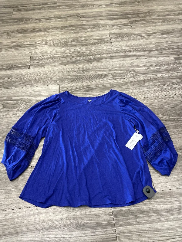 Top Long Sleeve By Ana  Size: L Sleek Men's Contemporary 