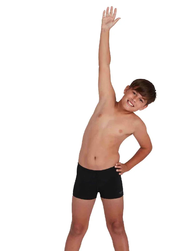 Boys Endurance Plus Aquashort - Black Cclassic Men's Tweed