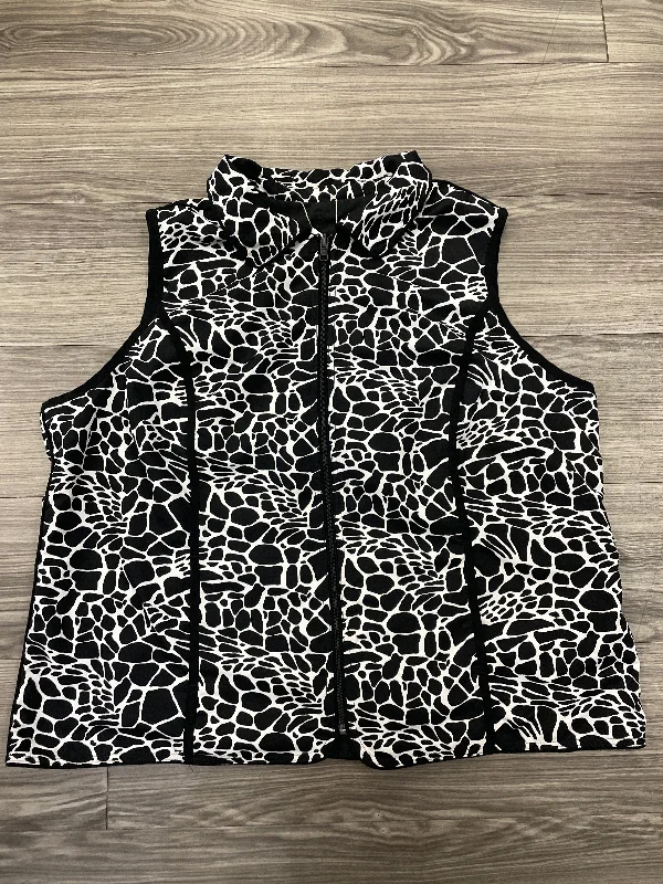 Vest Other By Cj Banks In Black & White, Size: 2x Dapper Men's Bow