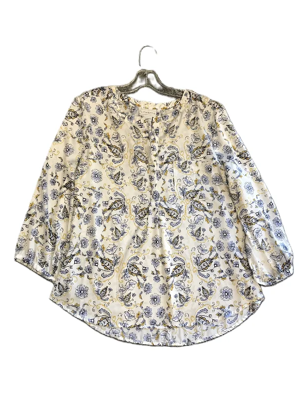 Top 3/4 Sleeve By Liz Claiborne  Size: Large Practical Men's Multi