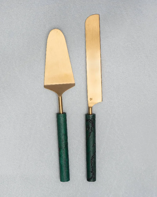 Dune Cake Knife Set - Set of 2 Practical Men's Multi