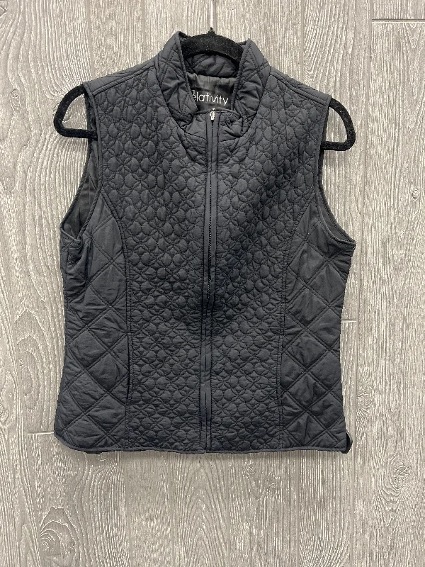 Vest Puffer & Quilted By Relativity In Black, Size: M Sharp Men's Italian