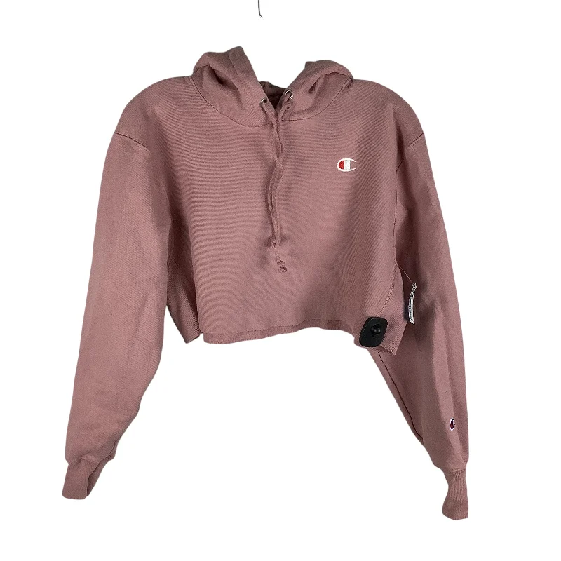 Athletic Sweatshirt Hoodie By Champion In Pink Size: Est. XS Earthy Men's Sustainable 
