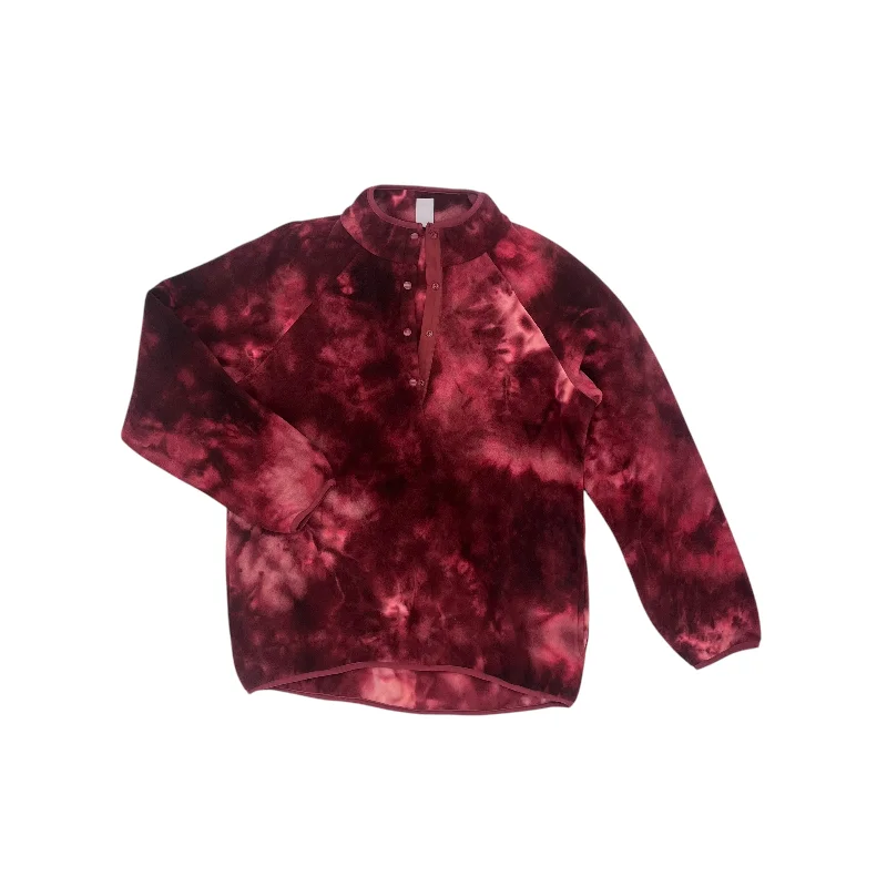 Sweatshirt Collar By Te Verde In Red, Size:M Trendy Men's Bucket