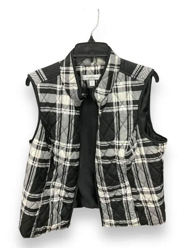 Vest Puffer & Quilted By Croft And Barrow In Plaid Pattern, Size: 1x Sporty Men's Athleisure 
