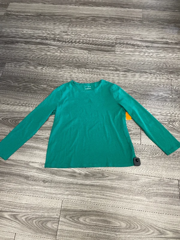 Top Long Sleeve By Talbots  Size: Xl Stylish Men's Tropical 