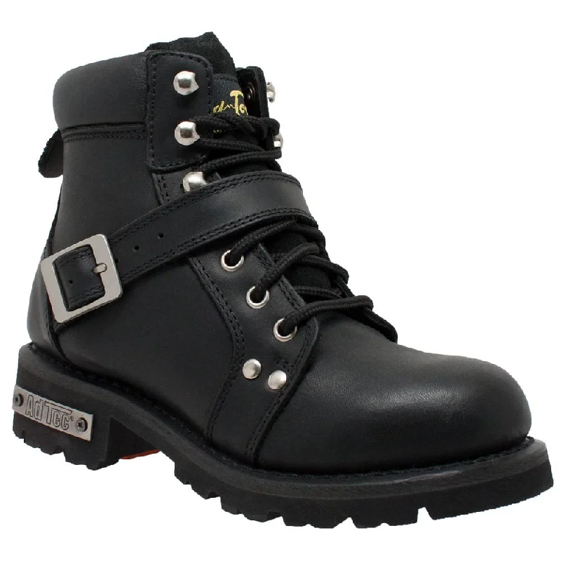 Ladies 6" Zipper Boot Cool Men's Distressed
