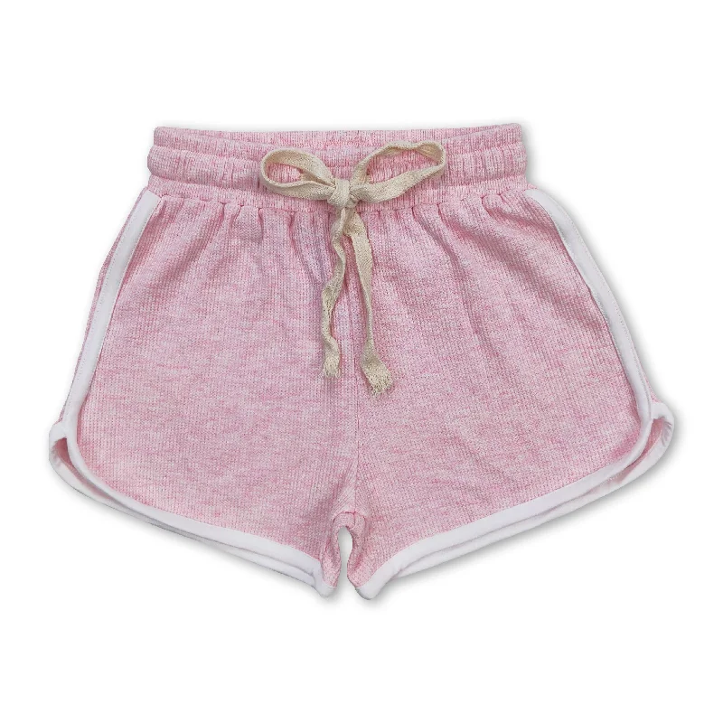 Light pink cotton kids girls summer shorts Dynamic Men's Glow