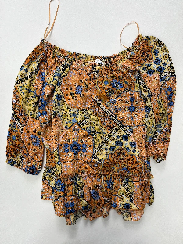 Top 3/4 Sleeve By Melloday  Size: L Luxurious Men's High