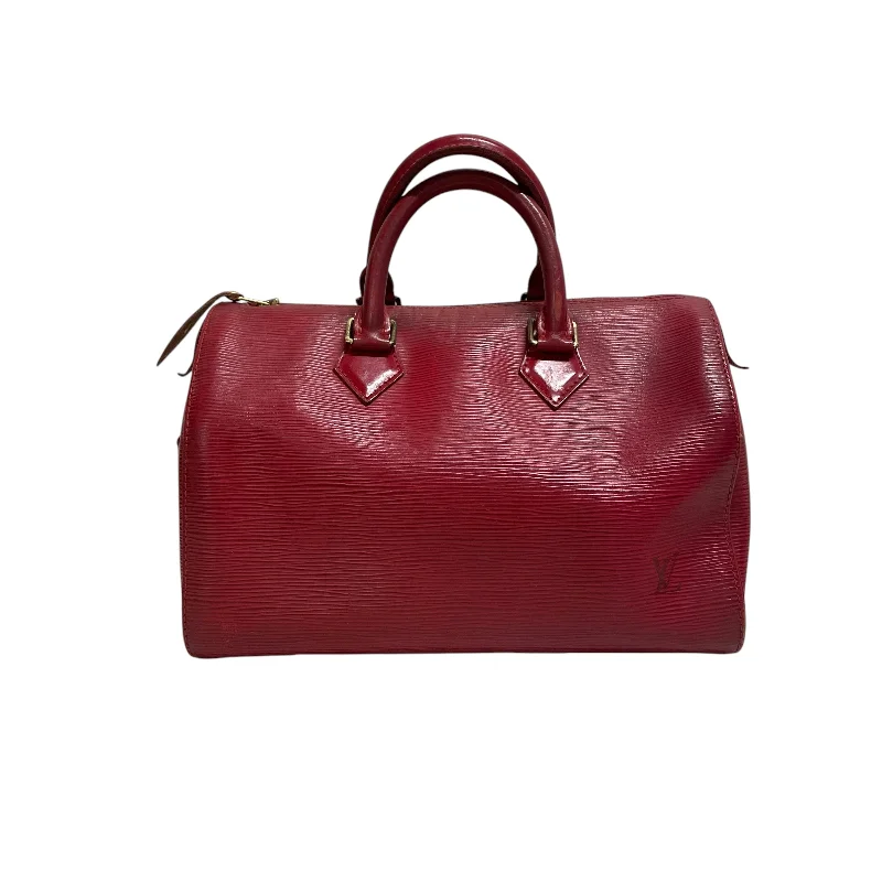 LOUIS VUITTON/Hand Bag/Stripe/Leather/RED/SP0085 Epi Leather Cool Men's Distressed