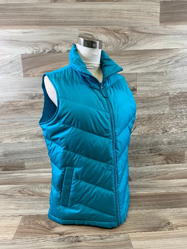 Vest Puffer & Quilted By Lands End In White, Size: M Youthful Men's Pop