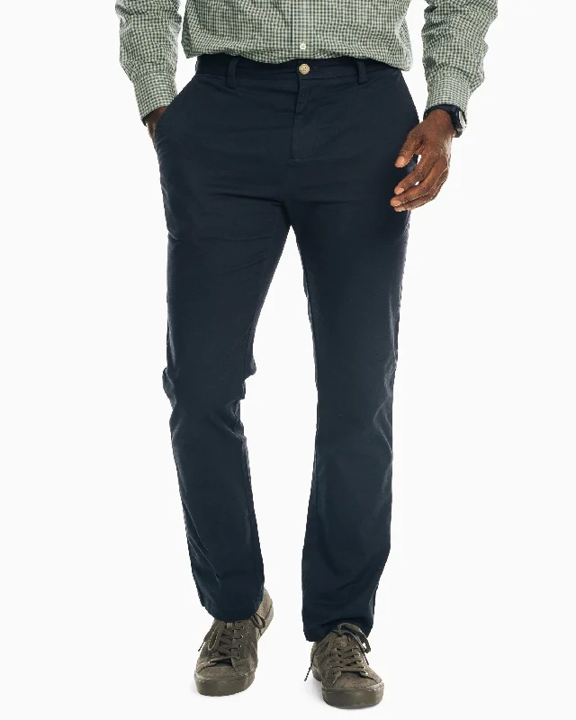 Channel Marker Chino Pant - True Navy Luxurious Men's High