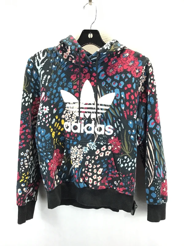 Sweatshirt Hoodie By Adidas In Floral Print, Size: S Traditional Men's Country
