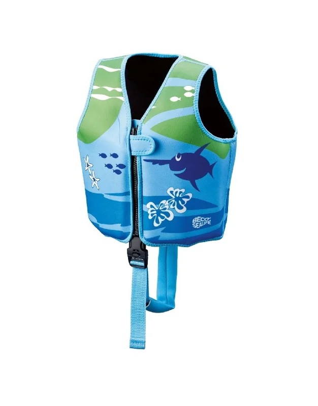 Sealife Swimming Vest - Blue/Green Relaxed Men's Australian 