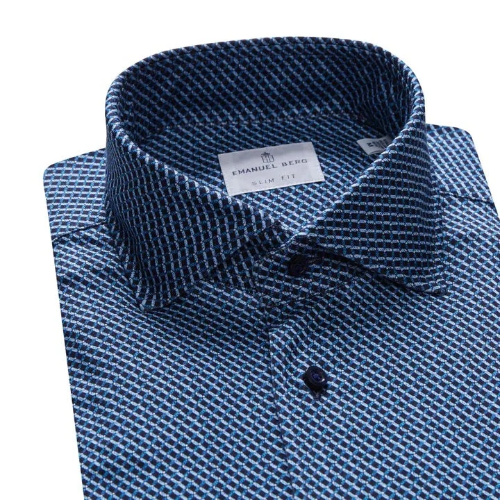 4FLEX KNIT STRETCH SHIRT Refined Men's European