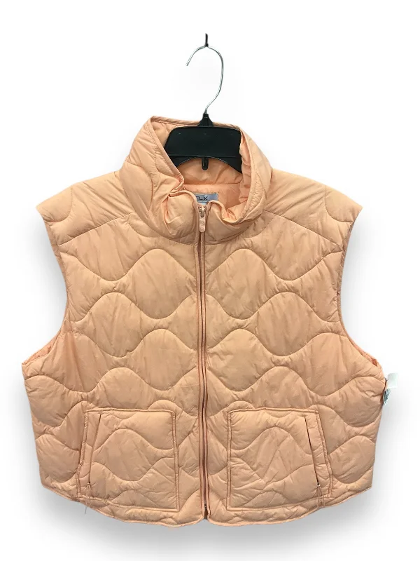 Vest Puffer & Quilted By Flx In Peach, Size: Xxl British Gentleman Style