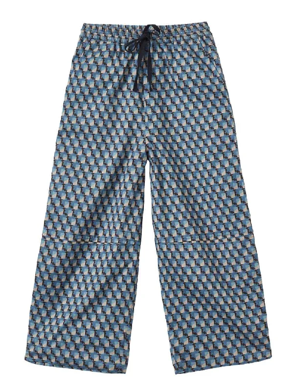 Caper Geo Print Trousers Traditional Men's Country