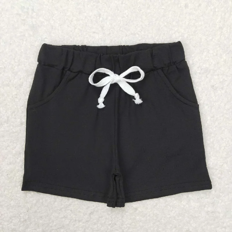 SS0137  Black   Boys Shorts Pants Modern Men's 