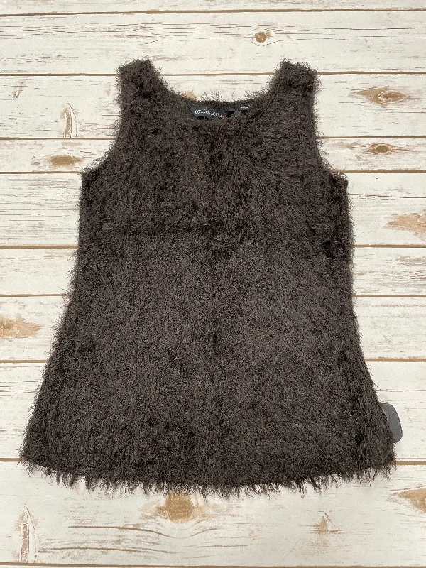 Vest Sweater By Cme In Black, Size: Xs Elegant Men's Formal 