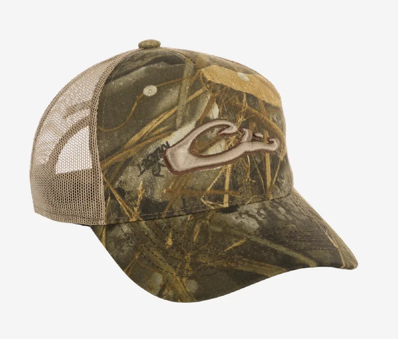Drake Logo Hat - Realtree Max-7 Vintage Men's 1970S Disco