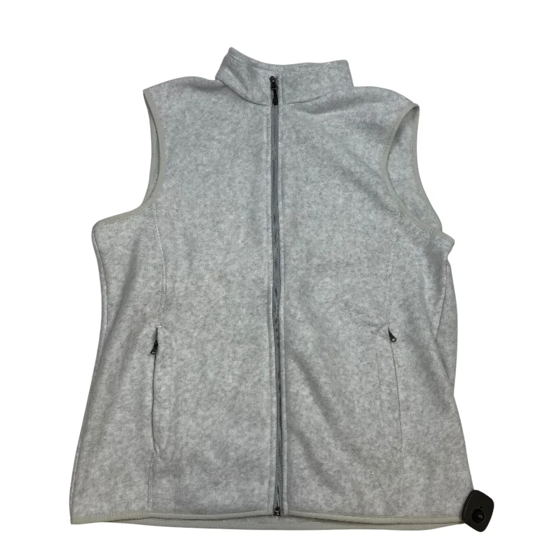 Vest Fleece By Amazon Essentials In Grey, Size: L Confident Men's Power