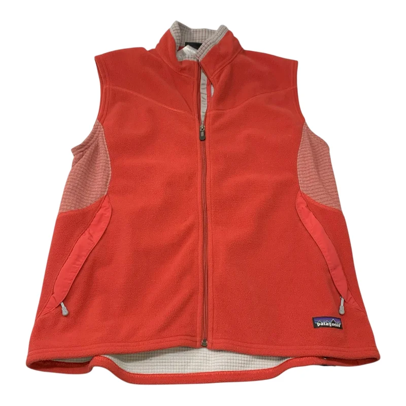 Vest Fleece By Patagonia In Pink, Size: L Casual Men's Loose
