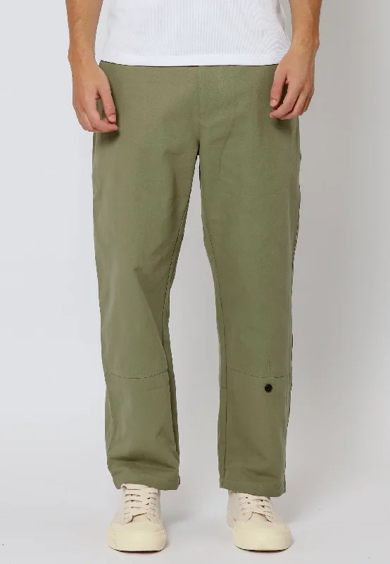 BUTTON CHINO LIGHT KHAKI Trendy Men's Oversized