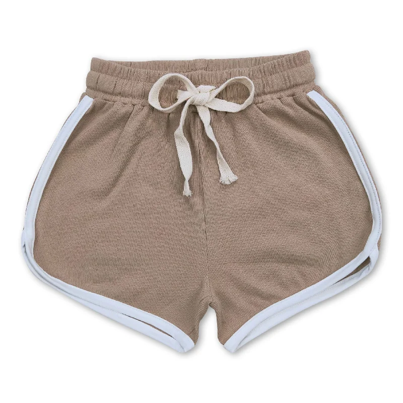 Khaki cotton kids girls summer shorts Casual Men's Japanese 