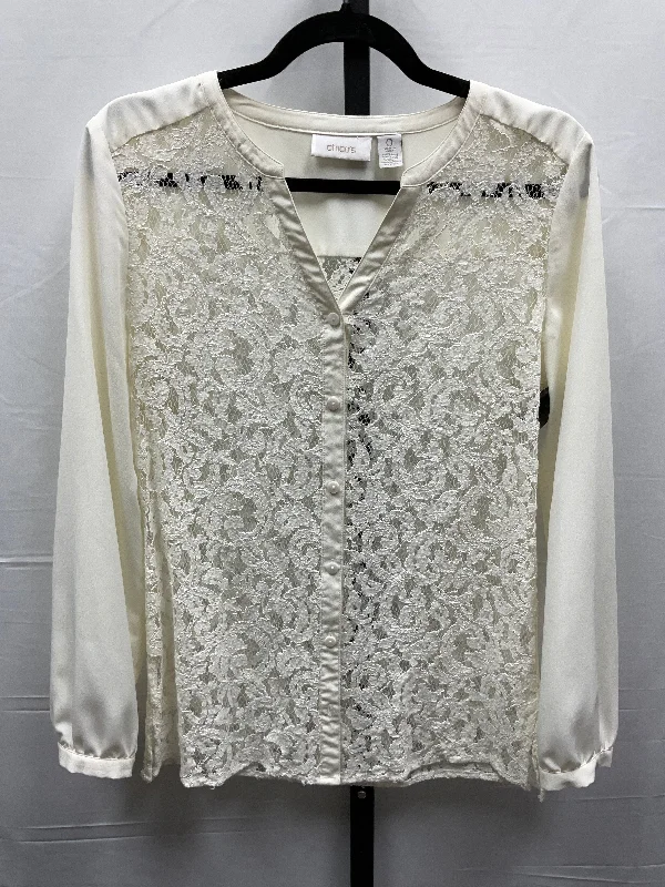 Top Long Sleeve By Chicos  Size: S Masculine Men's 
