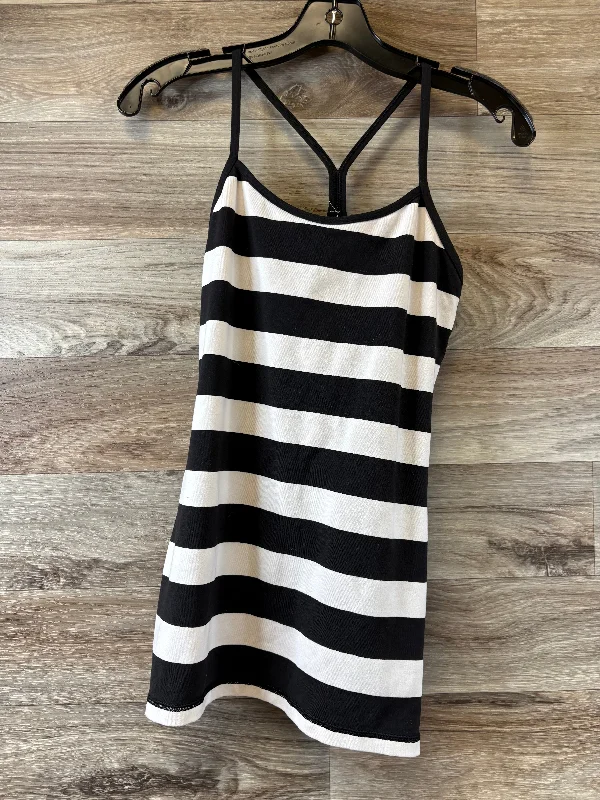 Athletic Tank Top By Lululemon In Striped Pattern, Size: S Monochromatic Office Style