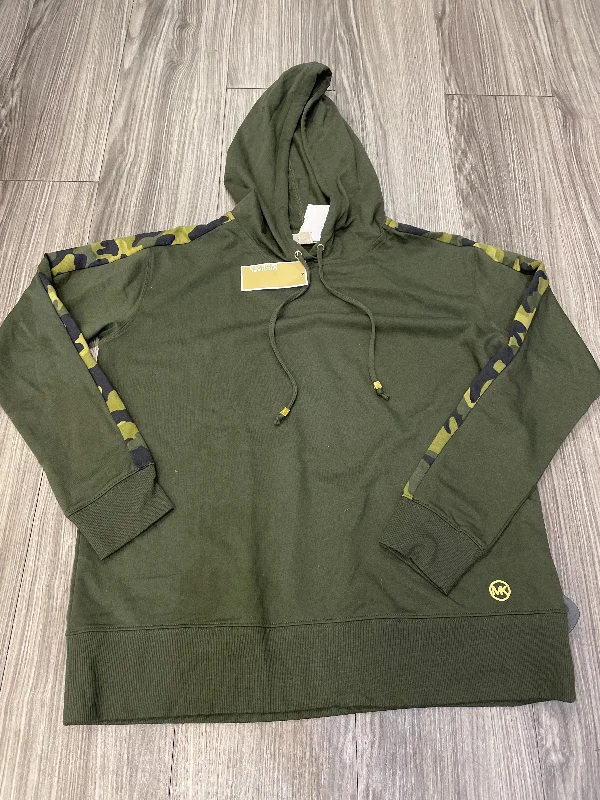 Sweatshirt Hoodie By Michael Kors In Green, Size: M Vintage Men's 1970S Disco