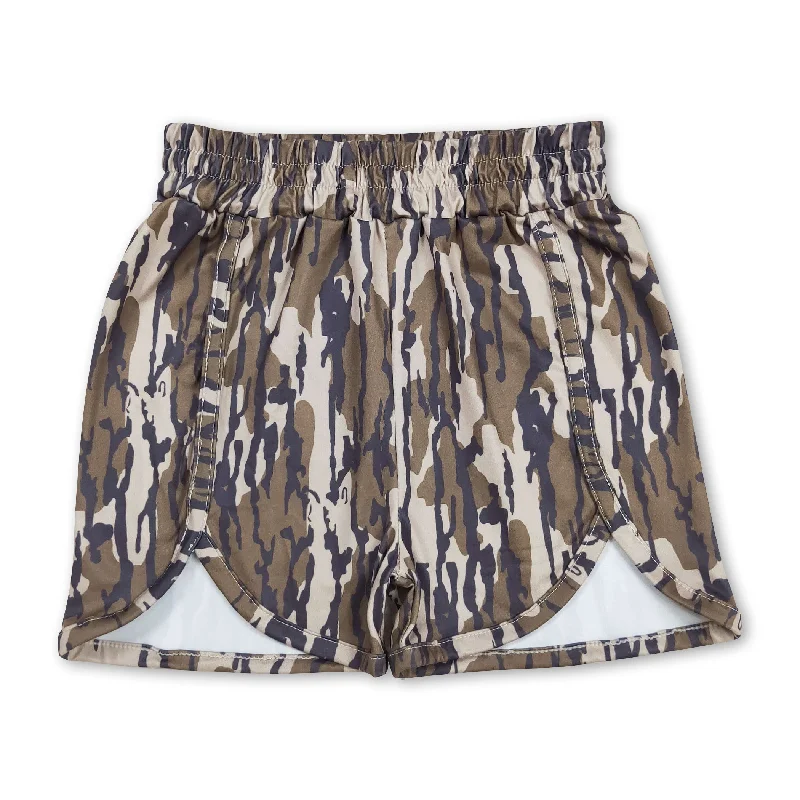 Bottomland camo baby girls summer shorts Elegant Men's Formal 