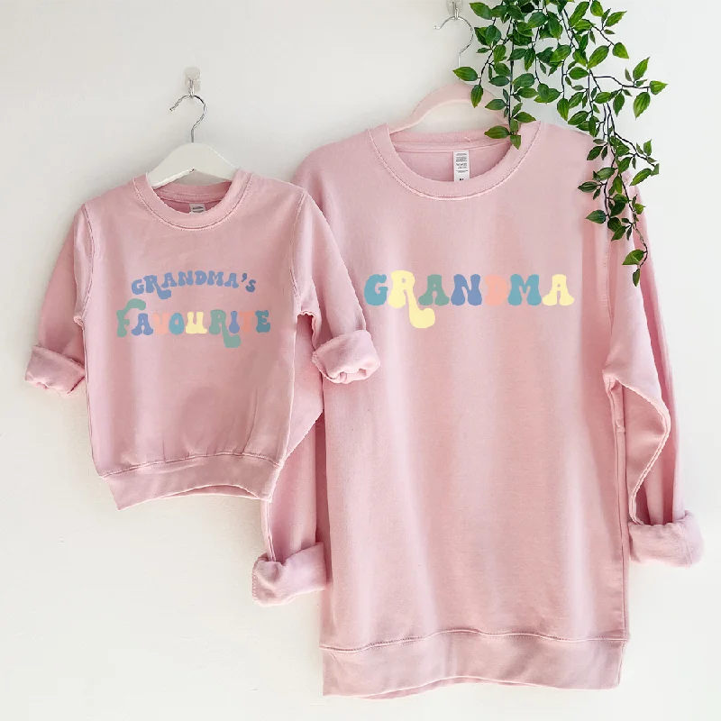 Grandma & Grandma's Favourite Matching Sweatshirts Tough Men's Military