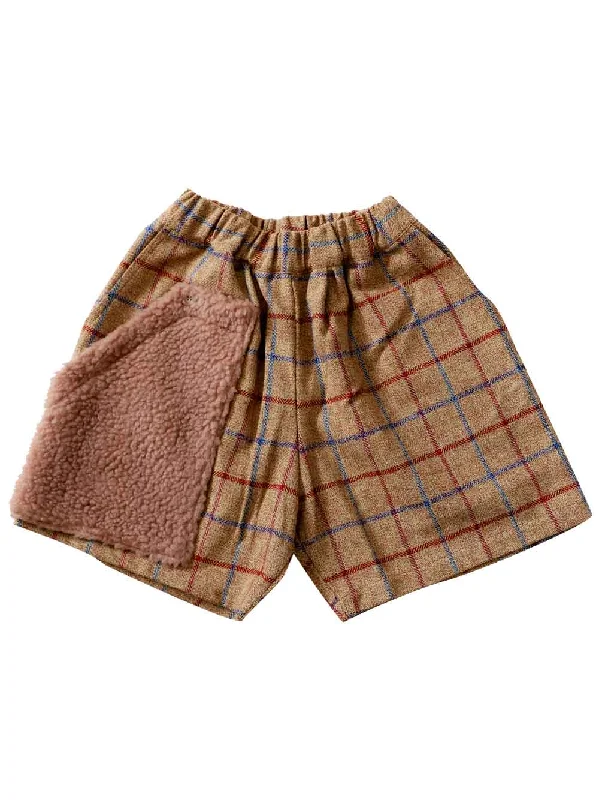 Three Pocket Check Shorts Gym