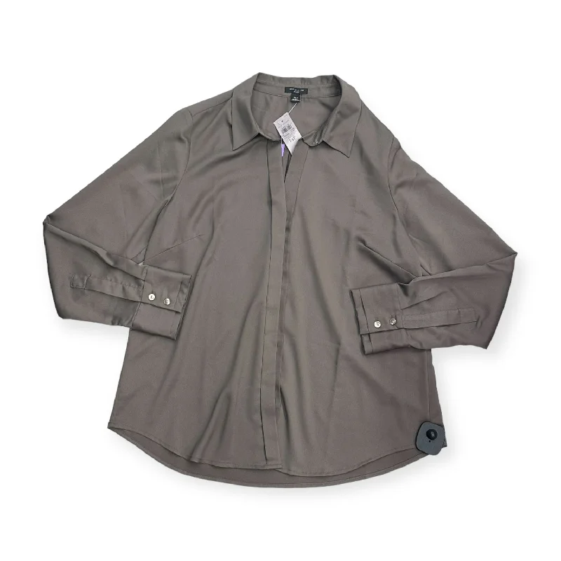 Top Long Sleeve By Ann Taylor  Size: 14petite Trendy Men's Oversized