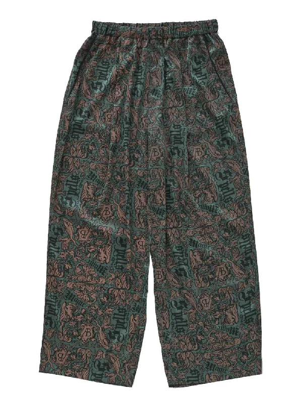 Green Magic Spell Pants Artistic Men's Avant