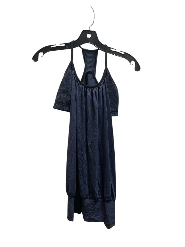 Athletic Tank Top By Lululemon In Blue, Size: 6 Cool Men's Distressed