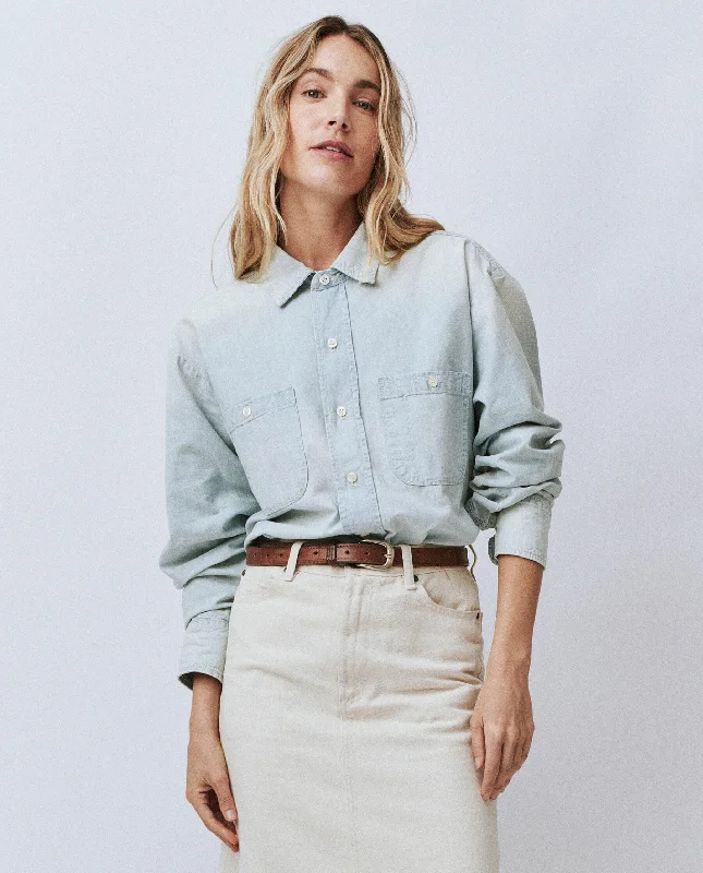 The Road Shirt. -- Riverbed Wash Elegant Men's Formal 