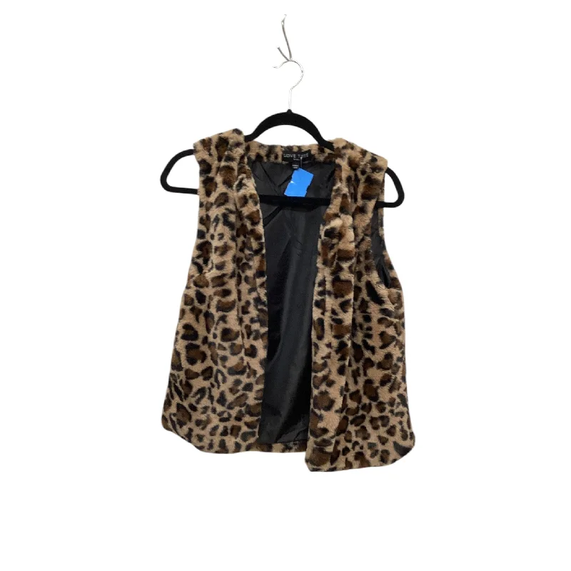 Vest Other By Love Tree In Animal Print, Size: S Monochromatic Office Style