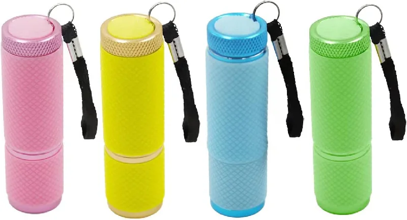 9 LED Flashlight Glow in the dark Trendy Men's Oversized
