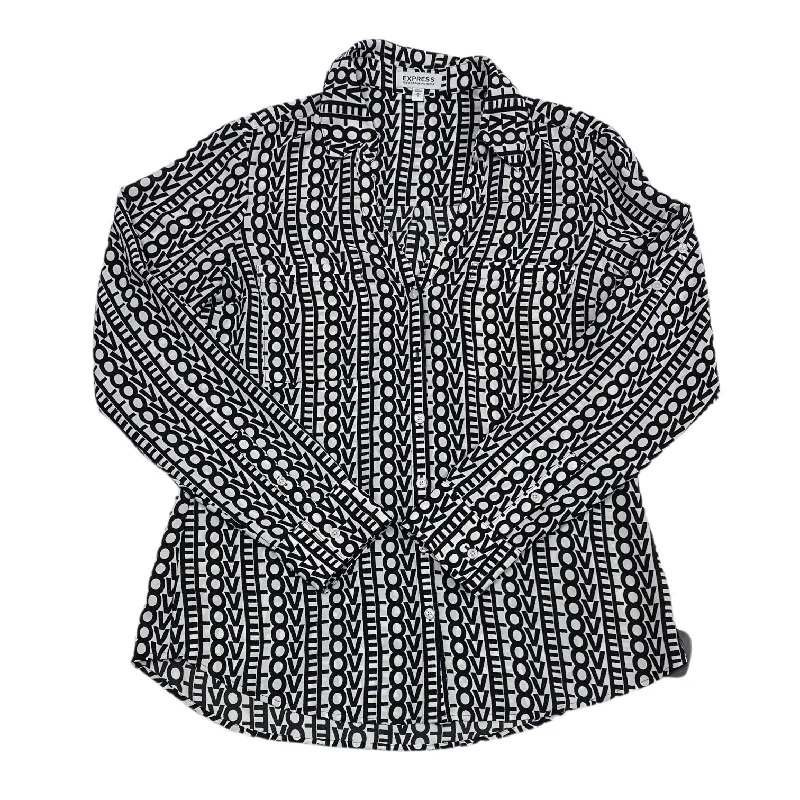 Top Long Sleeve By Express  Size: M Gym