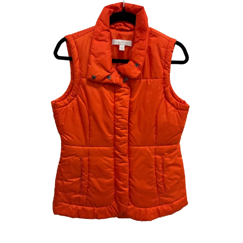 Vest Puffer & Quilted By New York And Co In Orange, Size: S Stylish Men's Tropical 