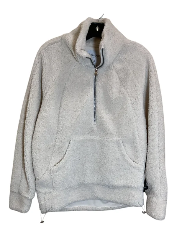 Sweatshirt Collar By Clothes Mentor In Cream, Size: S Gym