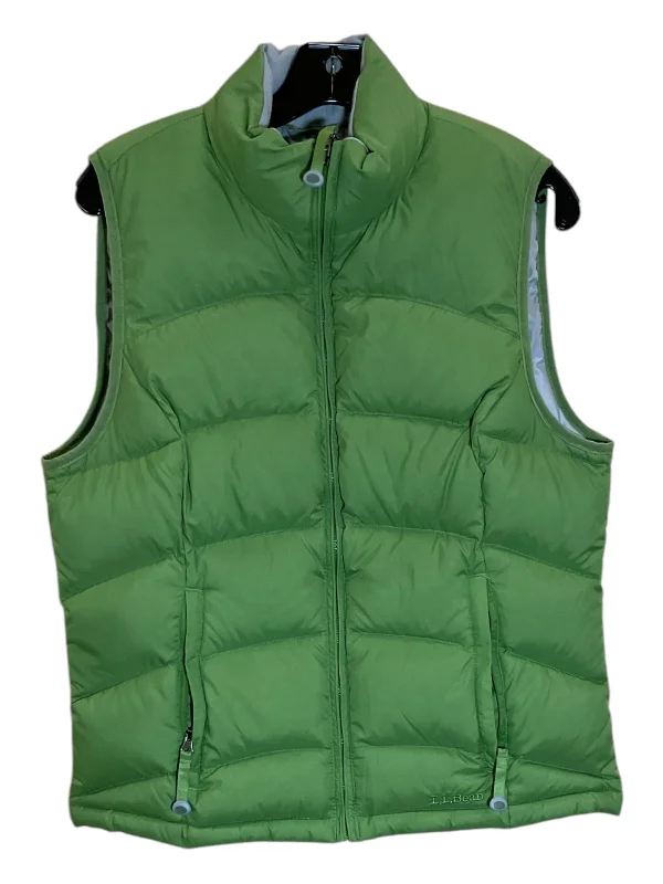 Vest Puffer & Quilted By L.l. Bean In Green, Size: M Edgy Men's Punk