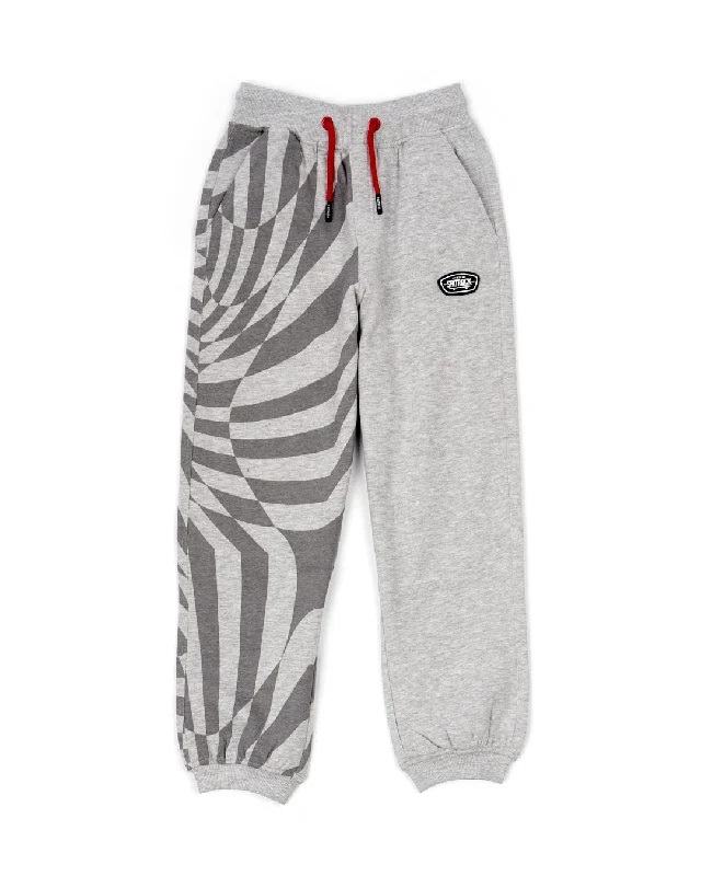 Rip It - Kids Jogging Bottom - Grey Monochromatic Office Style