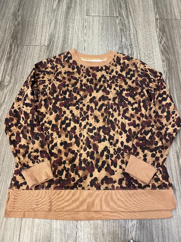 Sweatshirt Crewneck By Stars Above In Animal Print, Size: M Rugged Men's Outdoor 