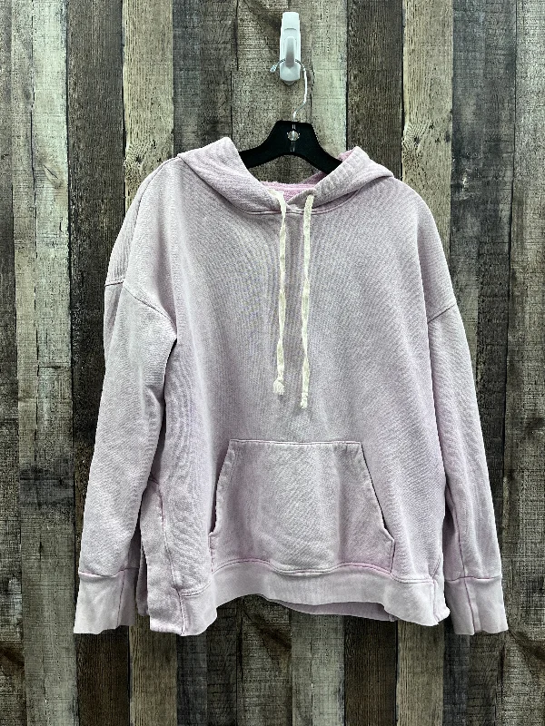 Sweatshirt Hoodie By Sundry In Purple, Size: M Unique Men's Upcycled