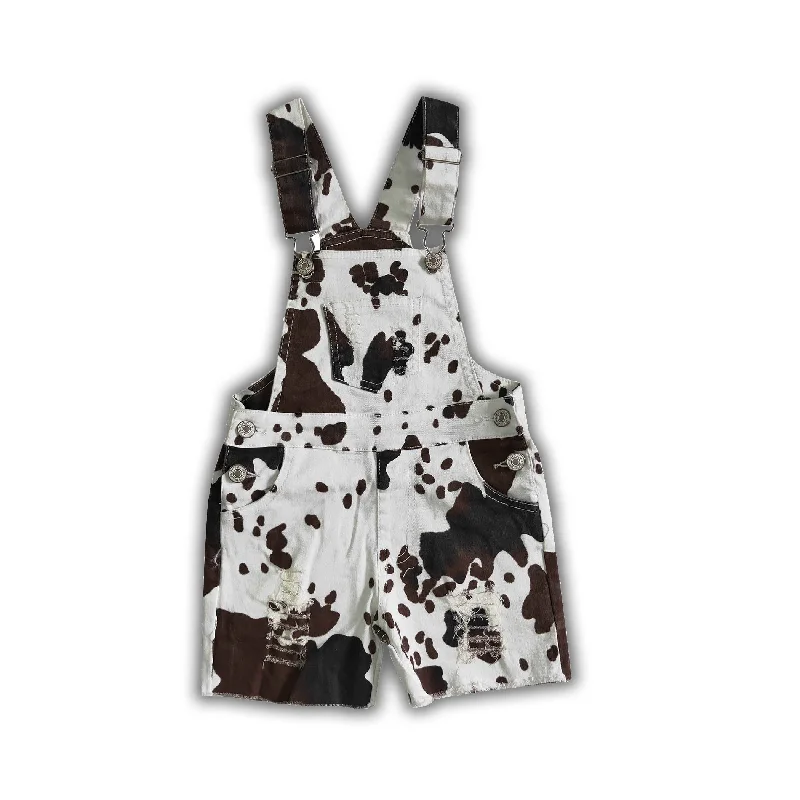 High quality cow denim shorts girls summer overalls Rugged Men's Outdoor 