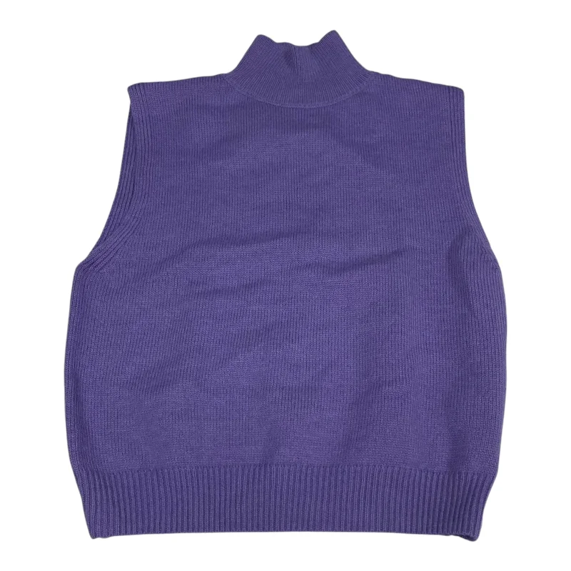 Vest Sweater By Lili Sidonio In Purple, Size: M Classic Men's Pin