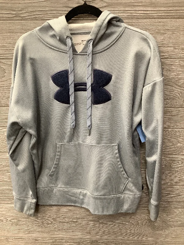 Athletic Sweatshirt Hoodie By Under Armour In Blue, Size: S Cozy Men's Winter